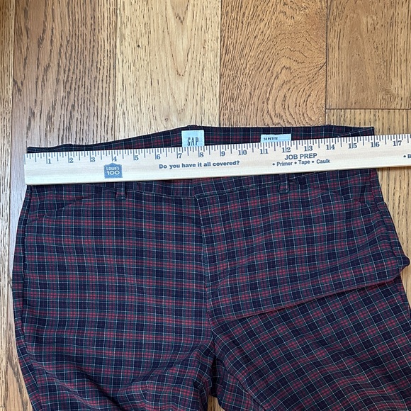 GAP Tartan Plaid Signature Skinny Ankle Pant Size 14P - Picture 6 of 9